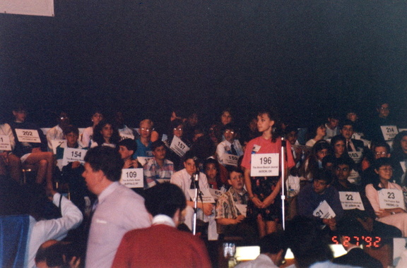 1992 Dana at national spelling bee949