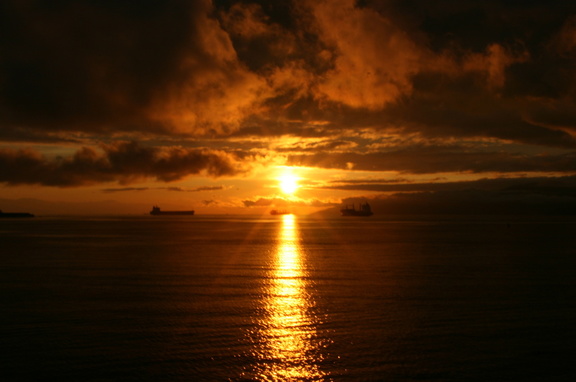 Sunset Over English Bay