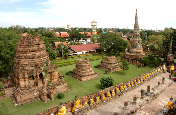 From atop the Main Chedi