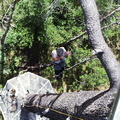 Roger on the helicopter hoist