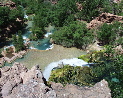 Havasu Falls from the top