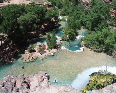 Havasu Falls from the top