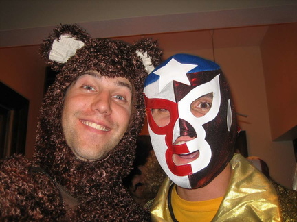 Teddy Bear (Andy) and Mexican Wrestler