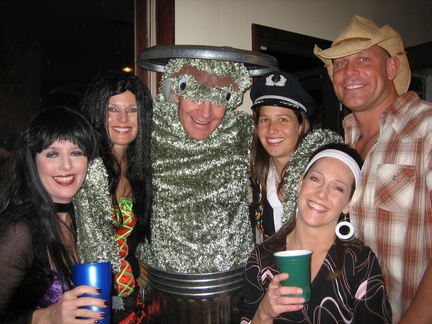 Goth Chick, GoGo Dancer, Oscar the Grouch, Pilot, Hot Chick, and Cowboy