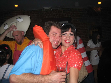 Stewie, Lifeboat guy and Hot Chick (Corie)