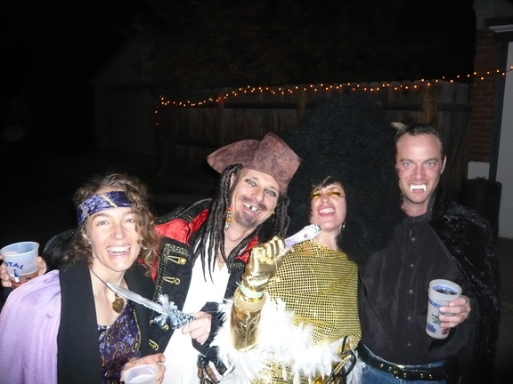 Gypsy, Captain Jack Sparrow, Diana Ross (Holly) and Vampire