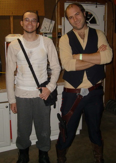 Random Matrix Guy (Jeremy) and Han Solo (Jeffrey Mathias)