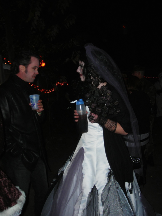 Vampire (Tony Galletta) and Corpse Bride (Melissa)