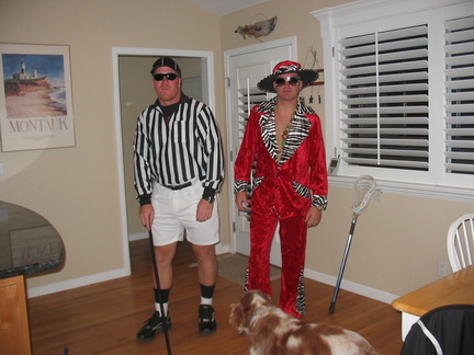 Blind Referee (Adam) and Pimp (Matt)