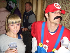 80's Aerobics Instructor and Mario