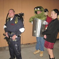 Ghostbuster and Oscar the Grouch
