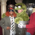 The Mad Hatter and Oscar the Grouch