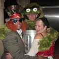 The Mad Hatter, Oscar the Grouch, and Wench