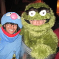 Grover and Oscar the grouch