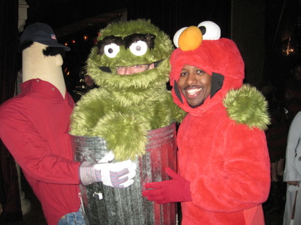 Oscar the Grouch and Elmo