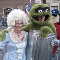 Zombie Marie Antoinette and Oscar the Grouch