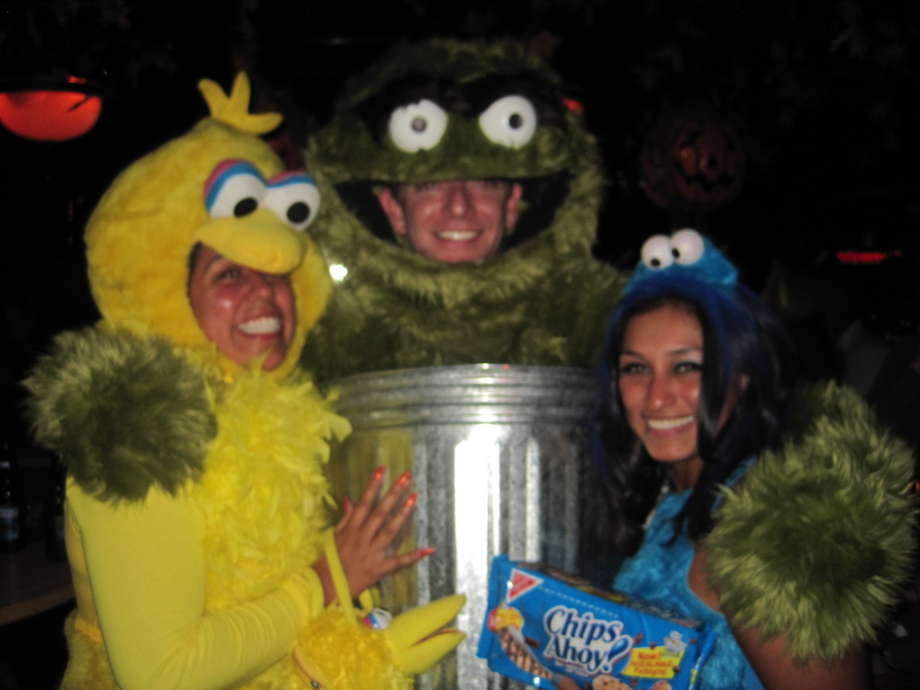 Big Bird, Oscar the Grouch, and The Cookie Monster