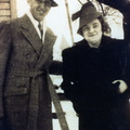Stanley and Wilma leaving for honeymoon852