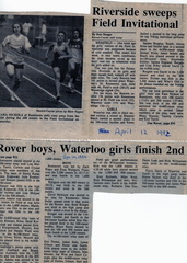 1982 April newspaper Joe s track team717